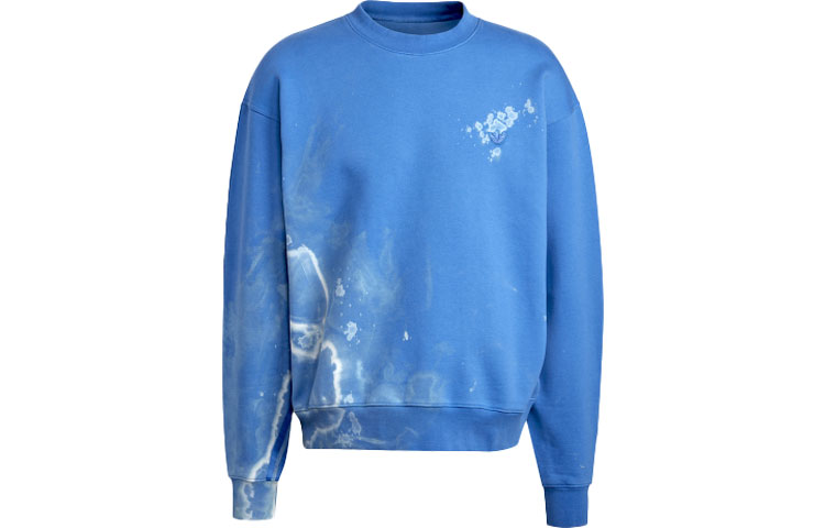 adidas Originals Tie-Dye Crewneck Sweatshirt Blue - H33453