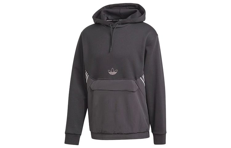 adidas Originals TLM 02 Black Pullover Hoodie Casual Sportswear GD5799