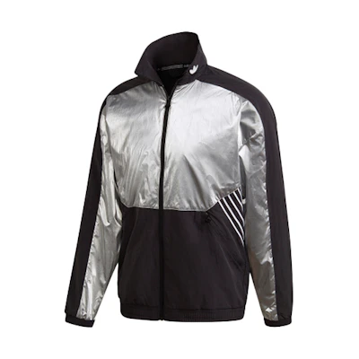 adidas Originals TLM 02 Retro Track Jacket Black Multicolor Striped Sportswear GD5801