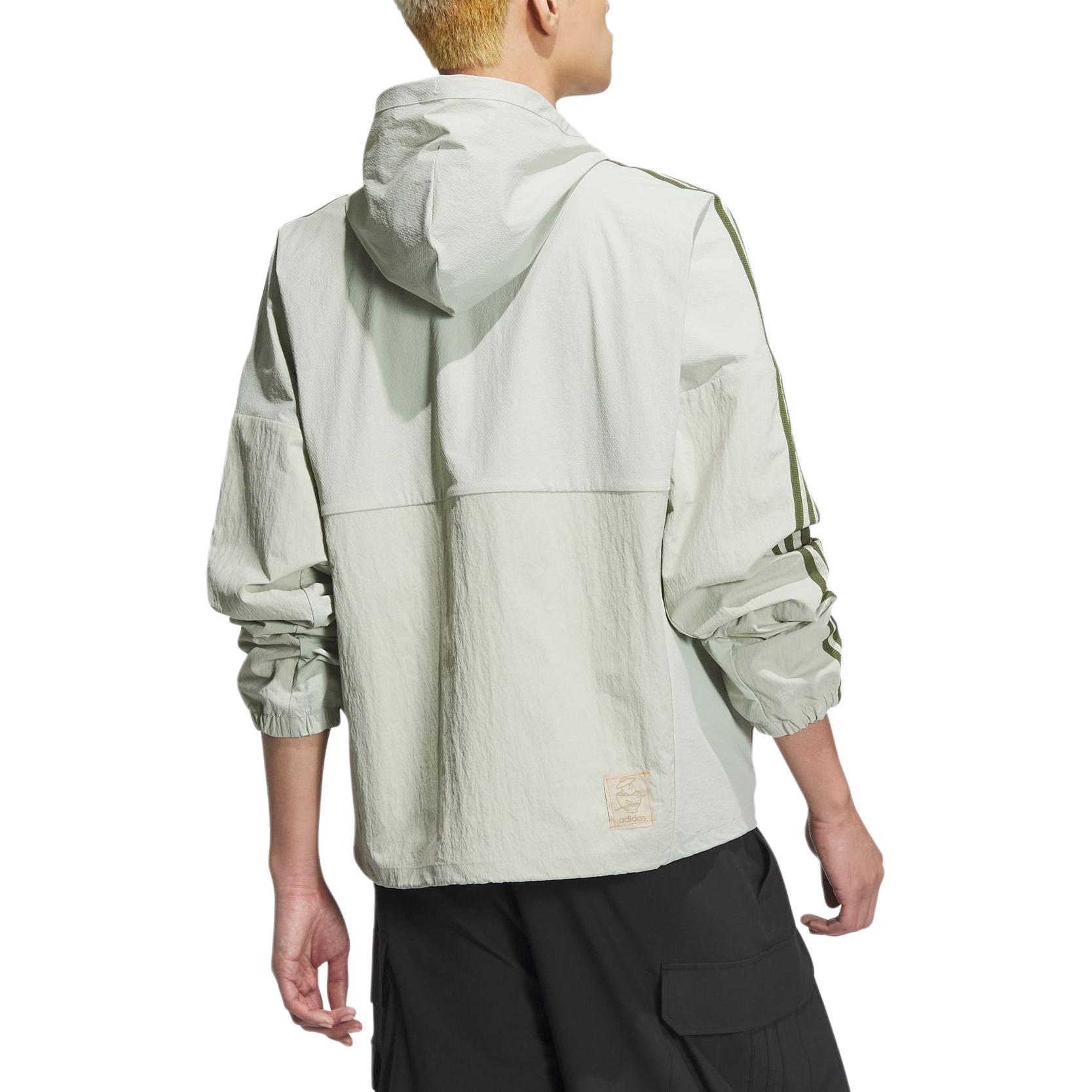 Shop アディダス オリジナルス TOC レトロ カラーブロック フーデッド ジャケット ハログリーン JG1519