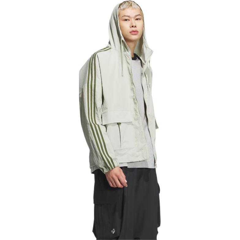 Purchase アディダス オリジナルス TOC レトロ カラーブロック フーデッド ジャケット ハログリーン JG1519