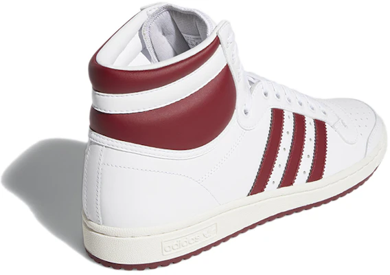 adidas Originals Top Ten Hi ''Blanc Rouge'' EF6367 Shop adidas Originals Top Ten Hi ''Blanc Rouge'' EF6367
