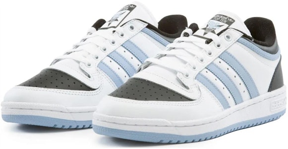 adidas Originals Top Ten Low 'UNC Tar Heels Putih Biru' S24128 Lookbook adidas Originals Top Ten Low 'UNC Tar Heels Putih Biru' S24128