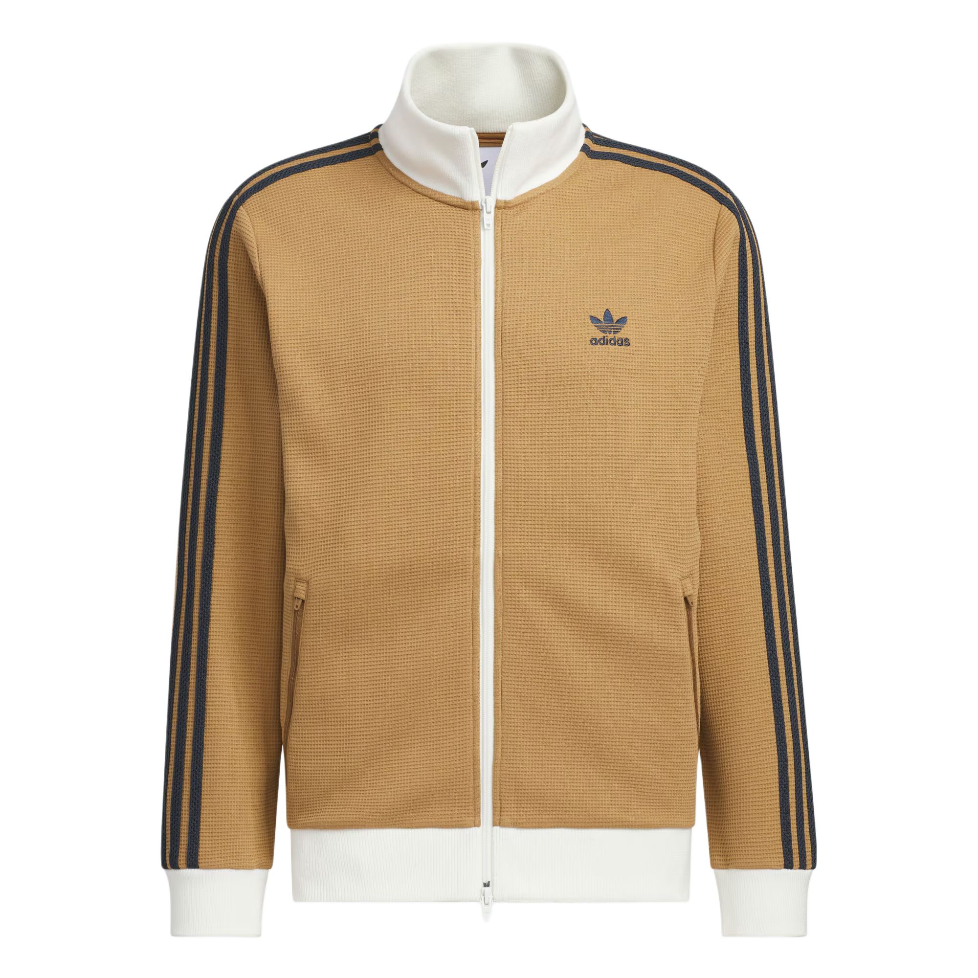 Order adidas Originals Track Top Coklat Gurun Jaket Unisex Lengan Panjang Bergaris. KB8952
