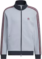adidas Originals Track Top Silver Grey Unisex Jacket with Sporty Stripes KB8953 adidas Originals Track Top Silver Grey Unisex Jacket with Sporty Stripes KB8953