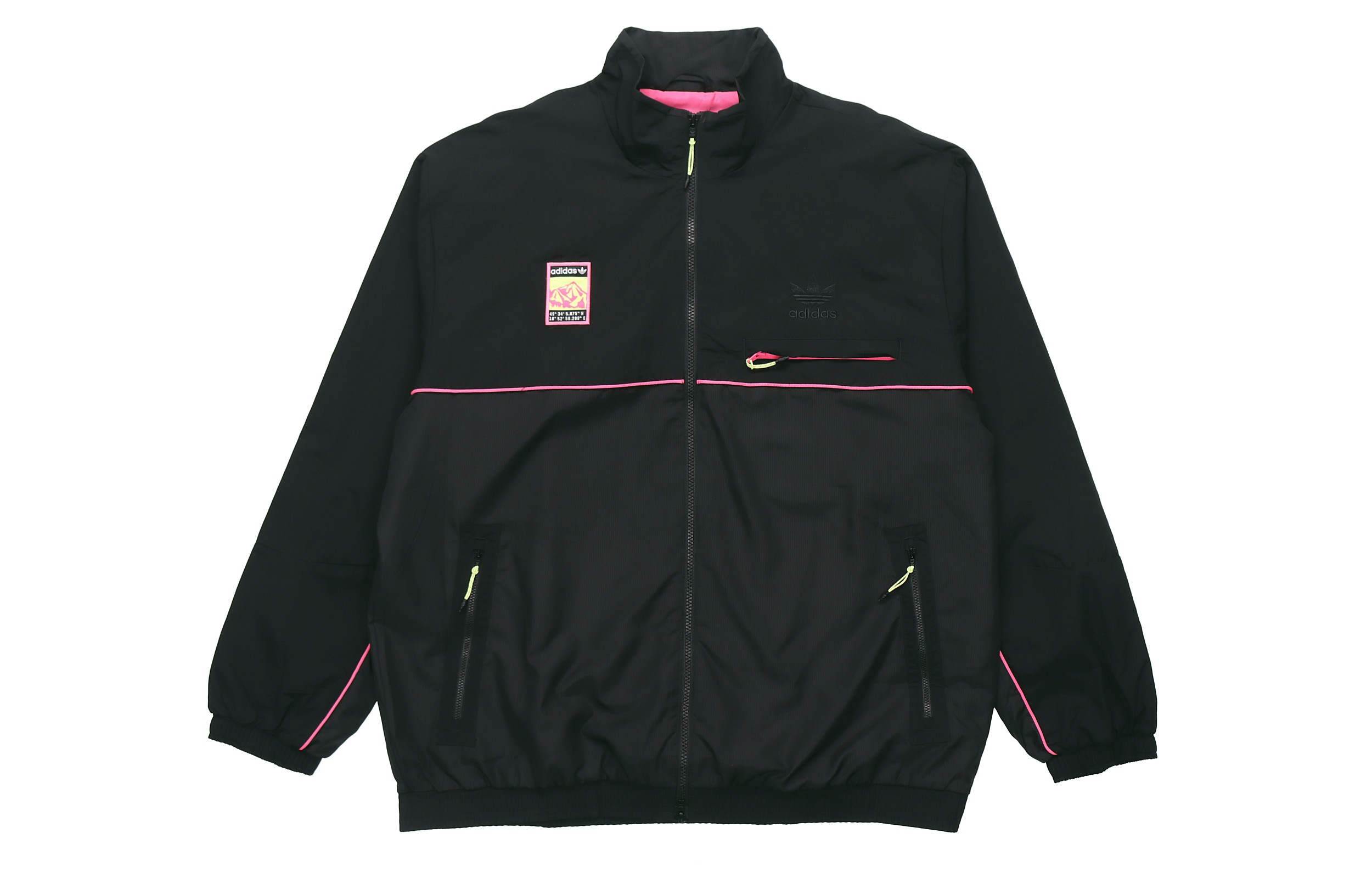 adidas Originals Track Top Utility Jacket Black Long-Sleeve Spring/Fall FR0594
