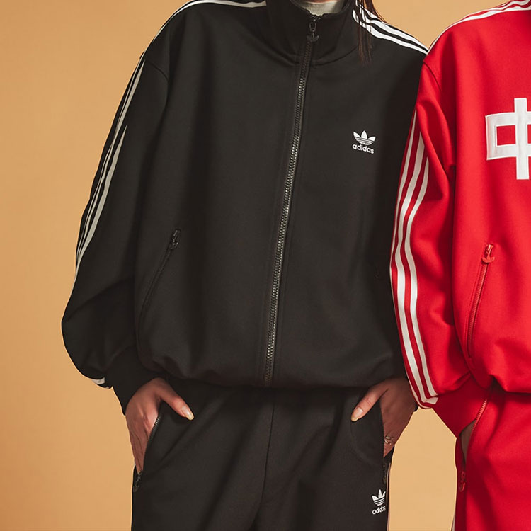 adidas Originals Tracksuit China Exclusive Retro Stripe Logo Unisex Track Jacket IR9306 圖 3