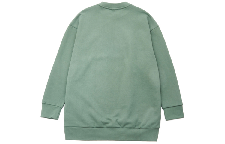 Lookbook adidas Originals Tref Over Crew Green Sweatshirt Pullover Fit Santai DH5770