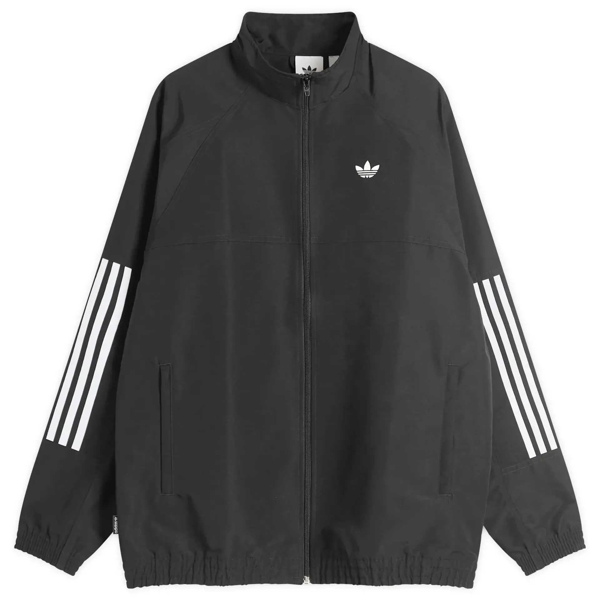 adidas Originals Trefoil 3-Stripes Track Jacket Black/White JC5174