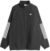 adidas Originals Trefoil 3-Stripes Track Jacket Black/White JC5174 adidas Originals Trefoil 3-Stripes Track Jacket Black/White JC5174