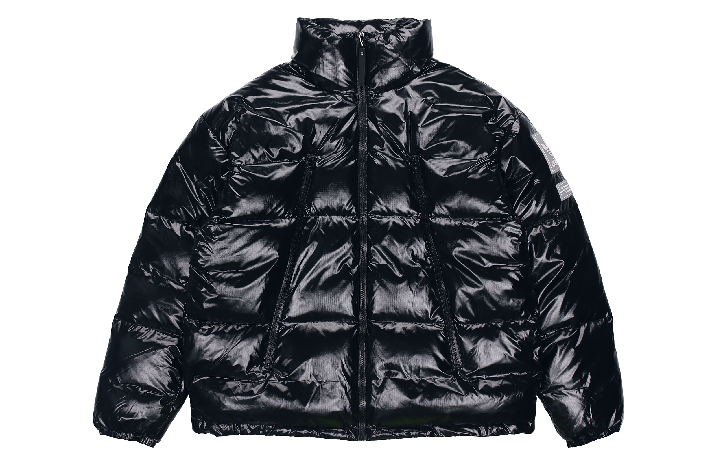 adidas Originals Trefoil Black Puffer Jacket Winter Full-Zip Long Sleeve. H66013