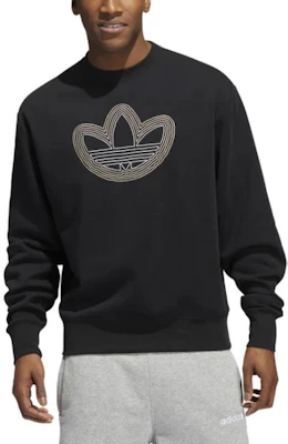 アディダス オリジナルス トレフォイル ブラック クルーネック 長袖スウェット HI2975 Lookbook アディダス オリジナルス トレフォイル ブラック クルーネック 長袖スウェット HI2975