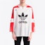 Purchase Adidas Originals 三葉草復古條紋透氣長袖T恤 白/紅 FM1586