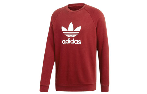 adidas Originals Trefoil Crewneck Retro Sweatshirt Red CX1897