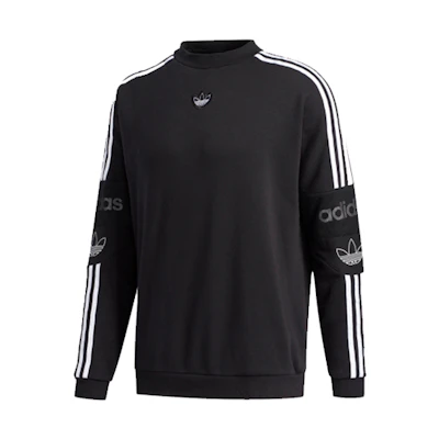 adidas Originals Trefoil Crewneck Sweatshirt Black ED7111