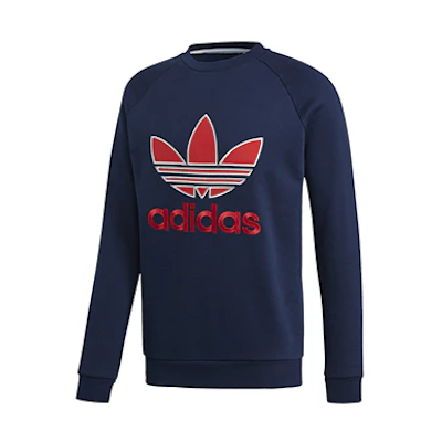 adidas Originals Trefoil Crewneck Sweatshirt Blue EC3666