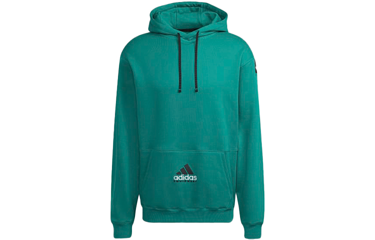 adidas Originals Trefoil Embroidered Logo Hoodie Green - Sportswear HG8089