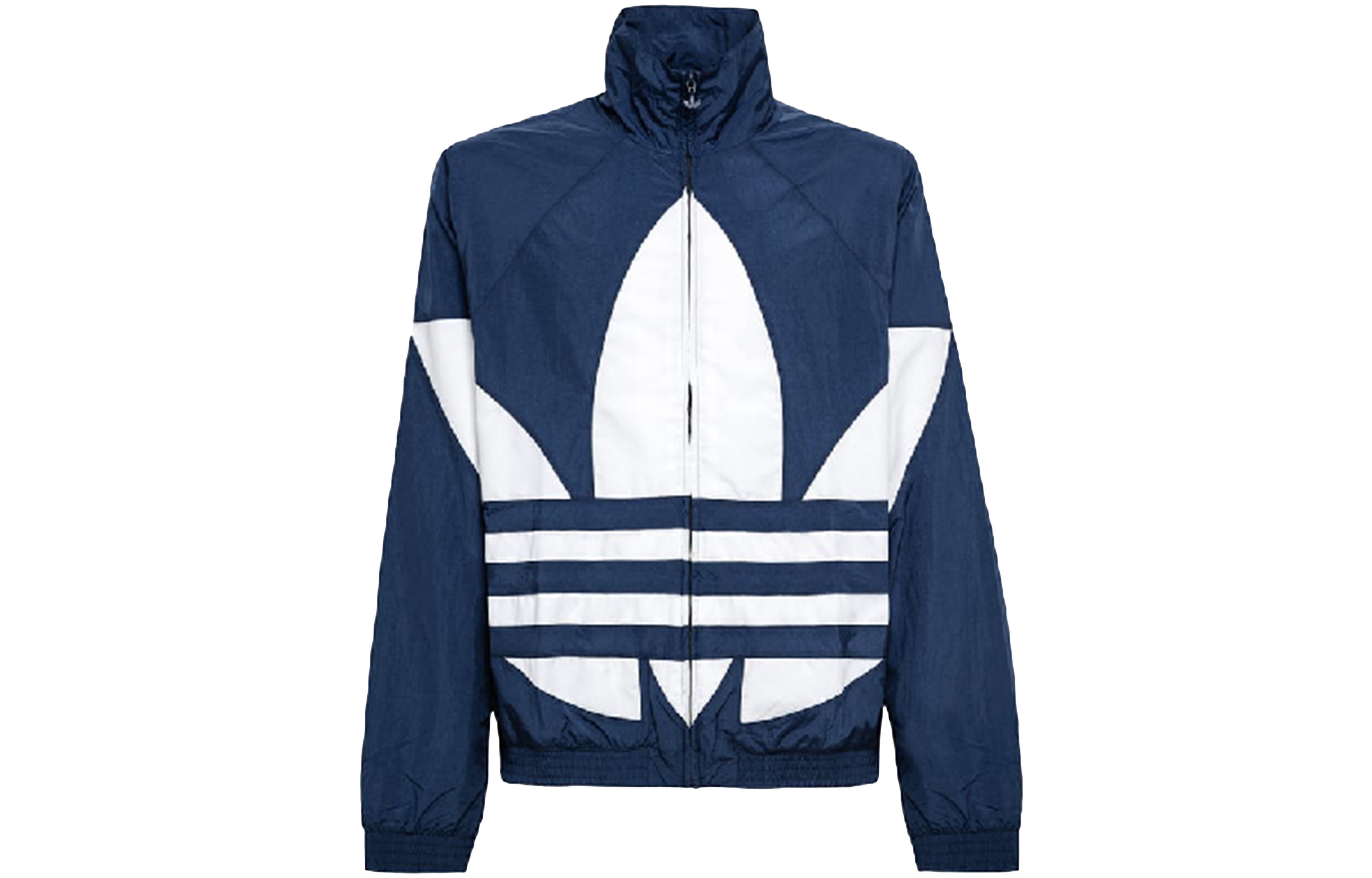 adidas Originals Trefoil Full-Zip Track Jacket Blue Loose Fit FM9894