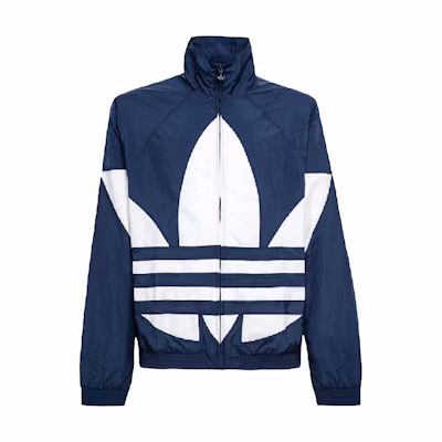adidas Originals Trefoil Full-Zip Track Jacket Blue Loose Fit FM9894