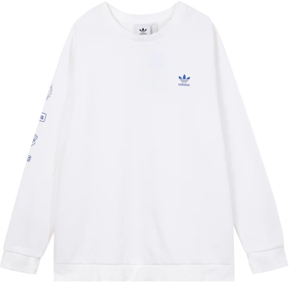 adidas Originals Trefoil Graphic Crewneck Sweatshirt White - DP8575 Buy adidas Originals Trefoil Graphic Crewneck Sweatshirt White - DP8575