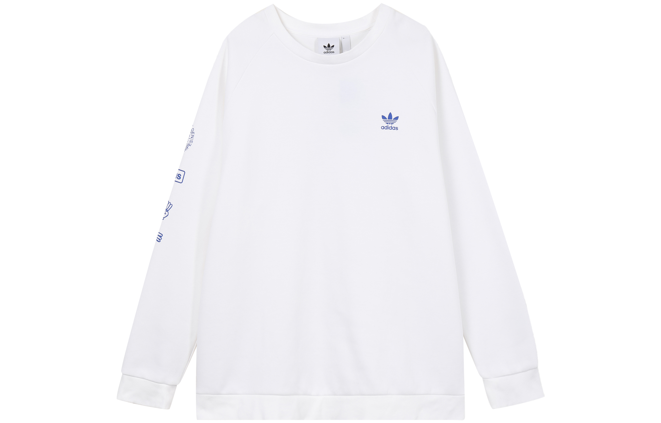 Order adidas Originals Trefoil Graphic Crewneck Sweatshirt White - DP8575