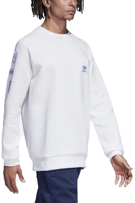 adidas Originals Trefoil Graphic Crewneck Sweatshirt White - DP8575 Purchase adidas Originals Trefoil Graphic Crewneck Sweatshirt White - DP8575