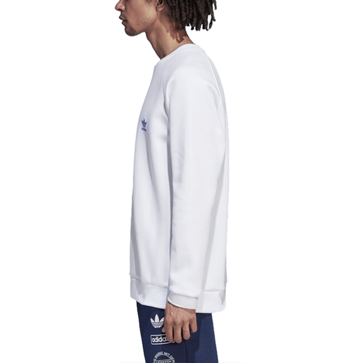 Details for adidas Originals Trefoil Graphic Crewneck Sweatshirt White - DP8575