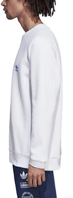 adidas Originals Trefoil Graphic Crewneck Sweatshirt White - DP8575 Details for adidas Originals Trefoil Graphic Crewneck Sweatshirt White - DP8575
