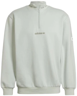 adidas Originals 三葉草半拉鍊薄綠色運動衫 男女通用 HM2657 Buy adidas Originals 三葉草半拉鍊薄綠色運動衫 男女通用 HM2657