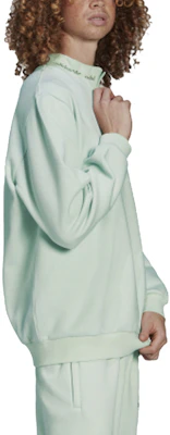 adidas Originals 三葉草半拉鍊薄綠色運動衫 男女通用 HM2657 Purchase adidas Originals 三葉草半拉鍊薄綠色運動衫 男女通用 HM2657