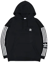 adidas Originals Trefoil Lock Up Pullover Hoodie Black International Edition ED6124 adidas Originals Trefoil Lock Up Pullover Hoodie Black International Edition ED6124