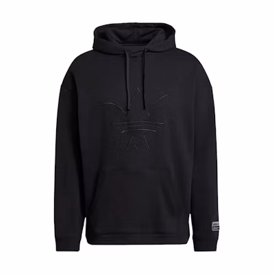 adidas Originals Trefoil Logo Black Hoodie Pullover Casual Sweatshirt H11450