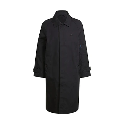 adidas Originals Trefoil Logo Black Mid-Length Jacket for Men HD4791