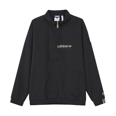 adidas Originals Trefoil Logo Black Track Jacket GJ6728