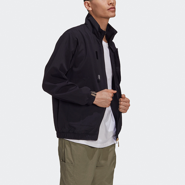 Details for adidas Originals Jaket Track Logo Trefoil Hitam GJ6728