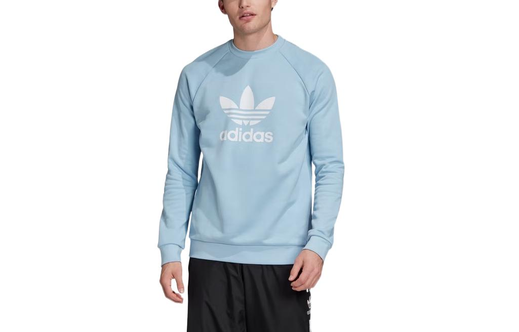 adidas Originals Trefoil Logo Crewneck Sweatshirt Blue - FM3782