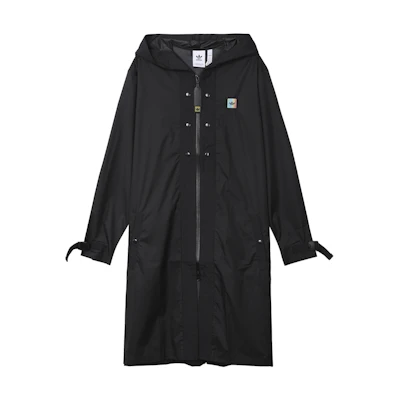 adidas Originals Trefoil Logo Embroidered Hooded Jacket Black GT7304