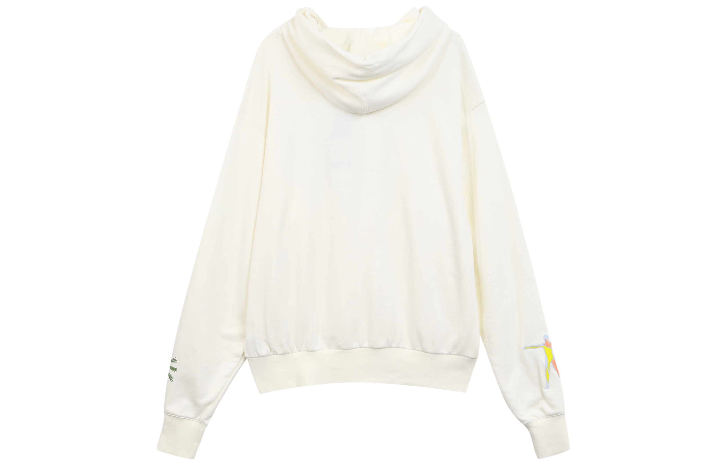 Lookbook 阿迪达斯三叶草刺绣Logo男女通用白色连帽衫 H43970