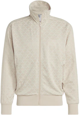 adidas Originals Jaket Zip-Up Logo Trefoil Sulaman Beige HZ4154 Order adidas Originals Jaket Zip-Up Logo Trefoil Sulaman Beige HZ4154