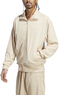 adidas Originals Jaket Zip-Up Logo Trefoil Sulaman Beige HZ4154 Shop adidas Originals Jaket Zip-Up Logo Trefoil Sulaman Beige HZ4154