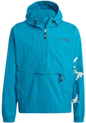 アディダスオリジナルス トレフォイルロゴ ハーフジップフーディー ブルーグリーン HZ1153 Buy アディダスオリジナルス トレフォイルロゴ ハーフジップフーディー ブルーグリーン HZ1153