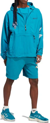 アディダスオリジナルス トレフォイルロゴ ハーフジップフーディー ブルーグリーン HZ1153 Lookbook アディダスオリジナルス トレフォイルロゴ ハーフジップフーディー ブルーグリーン HZ1153