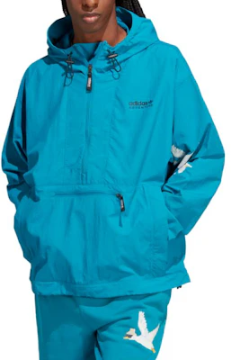 アディダスオリジナルス トレフォイルロゴ ハーフジップフーディー ブルーグリーン HZ1153 Shop アディダスオリジナルス トレフォイルロゴ ハーフジップフーディー ブルーグリーン HZ1153