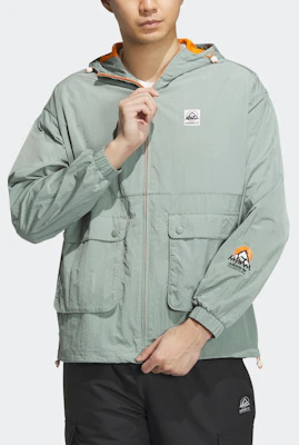 아디다스 오리지널 트레포일 로고 후디 재킷 실버 그레이 그린 남성용 IK8594 Lookbook 아디다스 오리지널 트레포일 로고 후디 재킷 실버 그레이 그린 남성용 IK8594