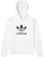 Buy adidas Originals Sudadera Blanca con Logo Trefoil - Bolsillo Frontal Pullover DU7780
