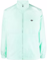 adidas Originals Trefoil Logo Print Mint Green Stand Collar Jacket Unisex IA3962