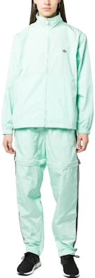 adidas Originals 三葉草標誌薄荷綠立領外套 男女通用 IA3962 Shop adidas Originals 三葉草標誌薄荷綠立領外套 男女通用 IA3962
