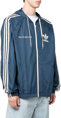 adidas Originals Jaket Hoodie Biru Logo Trefoil dengan Tali Serut HL9281 Shop adidas Originals Jaket Hoodie Biru Logo Trefoil dengan Tali Serut HL9281