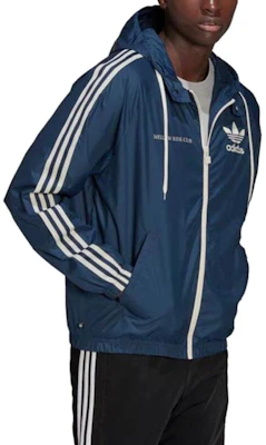 adidas Originals Jaket Hoodie Biru Logo Trefoil dengan Tali Serut HL9281 Details for adidas Originals Jaket Hoodie Biru Logo Trefoil dengan Tali Serut HL9281