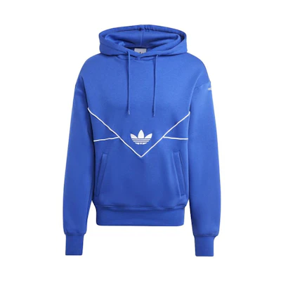 adidas Originals Trefoil Logo Printed Pullover Hoodie Blue () HR8938